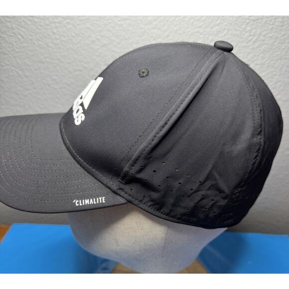 Adidas Men’s Black Climalite Adjustable One Size Baseball Cap RN #90288 - Picture 3 of 7